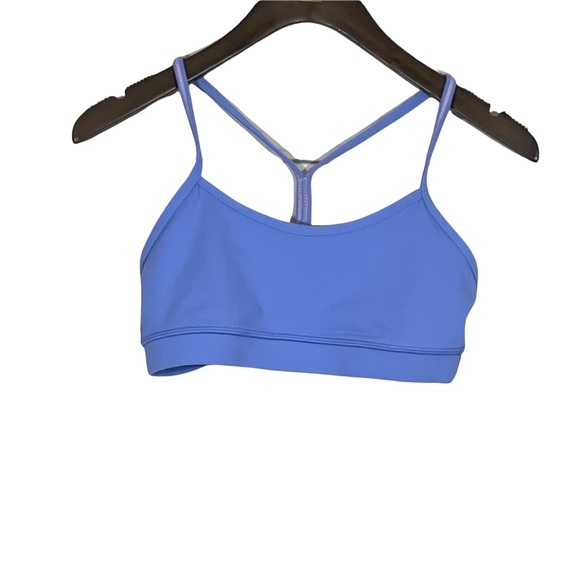 lululemon flow y bra blue